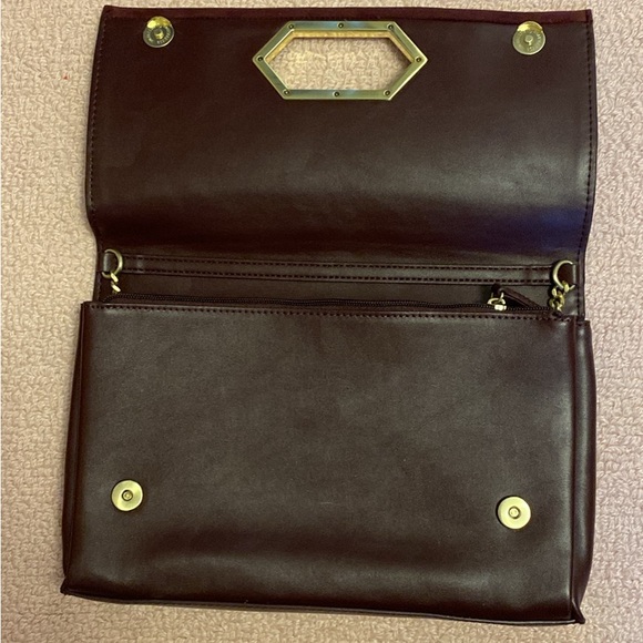 Burgundy Clutch - Nine West - Picture 3 of 6